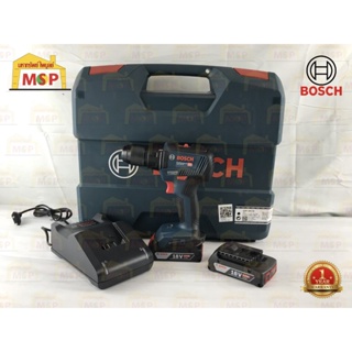 Bosch สว่านไขควงไร้สาย 18V GSR 18V-50 BL แบต2Ahx2 #06019H50K0