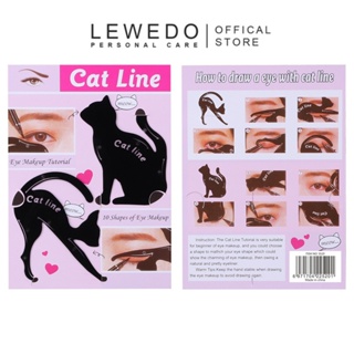 Lewedo Cat อายไลเนอร์ การ์ด สามเณร เครื่องมือแต่งหน้า อายไลเนอร์ อายแชโดว์ 1 คู่