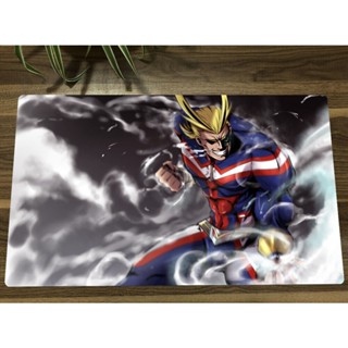 Yugioh แผ่นรองเมาส์ ลาย My Hero Academia Playmat All·Might TCG CCG สําหรับเล่นเกม