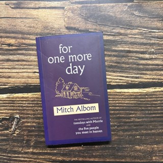 【หนังสือภาษาอังกฤษ】For One More Day English Version Brandnew Paperback book