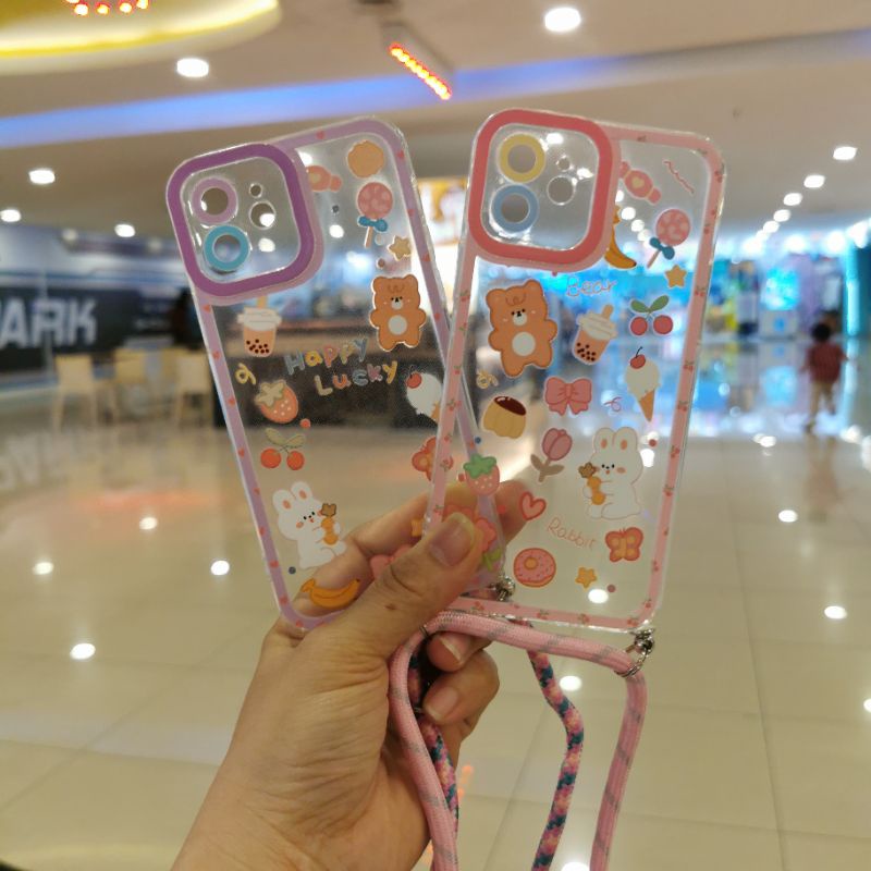 0010 VVV CASE PICTURE D สลิง OPPO A3S A8 A17 A31 A33 A53 A1K A7 A5S A12 A11K A52020 A92020 A57 A77S 