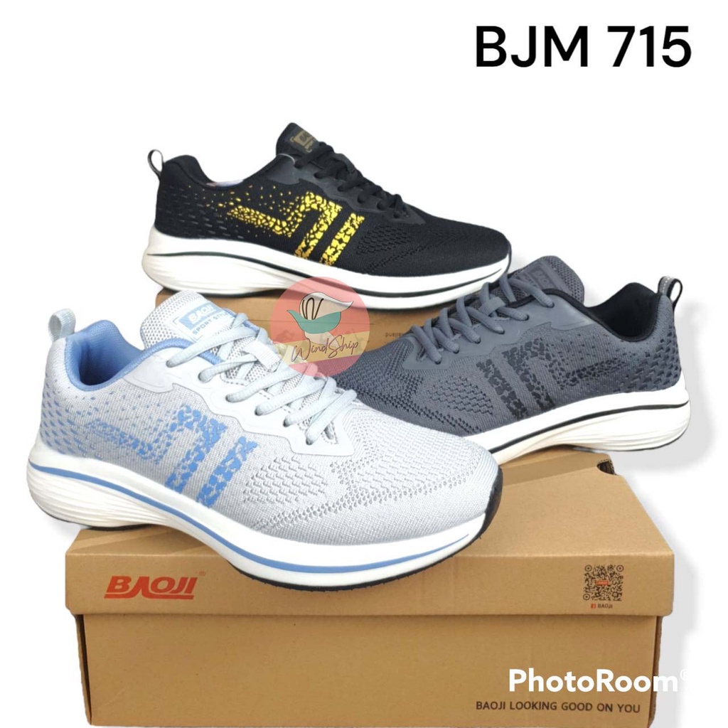 BAOJI BJM 715 รองเท้าผ้าใบเบาจิ เบาจิ รองเท้ากีฬา ใส่วิ่ง ใส่เที่ยวได้