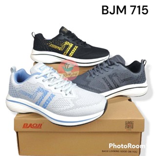 BAOJI BJM 715 รองเท้าผ้าใบเบาจิ เบาจิ รองเท้ากีฬา ใส่วิ่ง ใส่เที่ยวได้