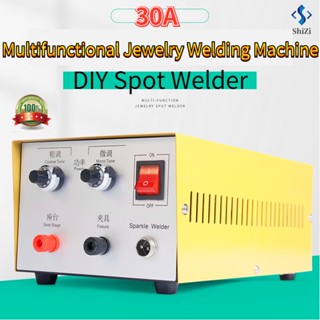 30A Jewelry Spot Welding Machine Foot Pedal Control Household DIY Gold Silver Welder