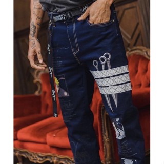 Holdem Japanese raw denim jeans “art of naruto”