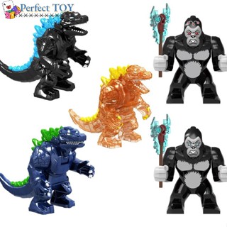 PS King Kong vs. Godzilla Minifigures Big Figure Building Blocks KF1506-1507 Toys