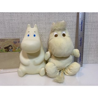 ตุ๊กตาหุ่นมือ Moomin พร้อมโคมไฟ หุ่นมือตัดป้าย โคมไม่มีฝาค่ะ ใส่ถ่านได้อย่างเดียวค่ะ