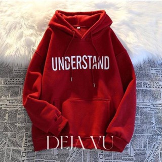 Deja Vu เสื้อกันหนาว เสื้อสเวตเตอร์ลำลอง ใส่สบาย ทรงหลวมน่ารัก เสื้อแขนยาวฮูด
2212199
