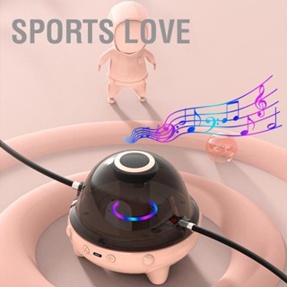 Sports Love เครื่องกระโดดเชือก Bluetooth Music LED อุปกรณ์กระโดดไฟฟ้าอัจฉริยะอัตโนมัติสำหรับในร่มกลางแจ้ง