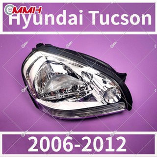 Hyundai Tucson ​ (2006-2012) ไฟหน้าสำหรับ ไฟหน้า โคมไฟหน้า ไฟหน้า​โปรเจค​เตอร์​ โคมไฟหรถยนต์ เลนส์กระจก headlamp headlight front light lens