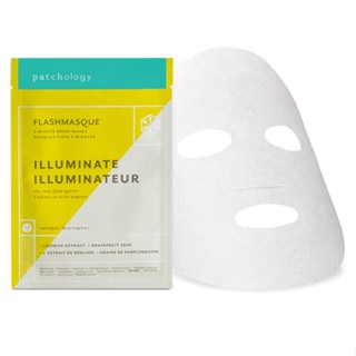 พร้อมส่ง ของแท้ Patchology FLASHMASQUE ILLUMINATE 5 Minute Face Sheet Mask 28g (1 Sheet)