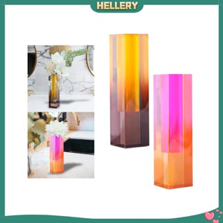 [HelleryTH] Acrylic Flower Vase Flower Pot Stems Bunch Holder Column Plant Planters