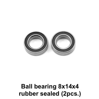 Ball bearing 8x14x4 rubber sealed (2pcs.)