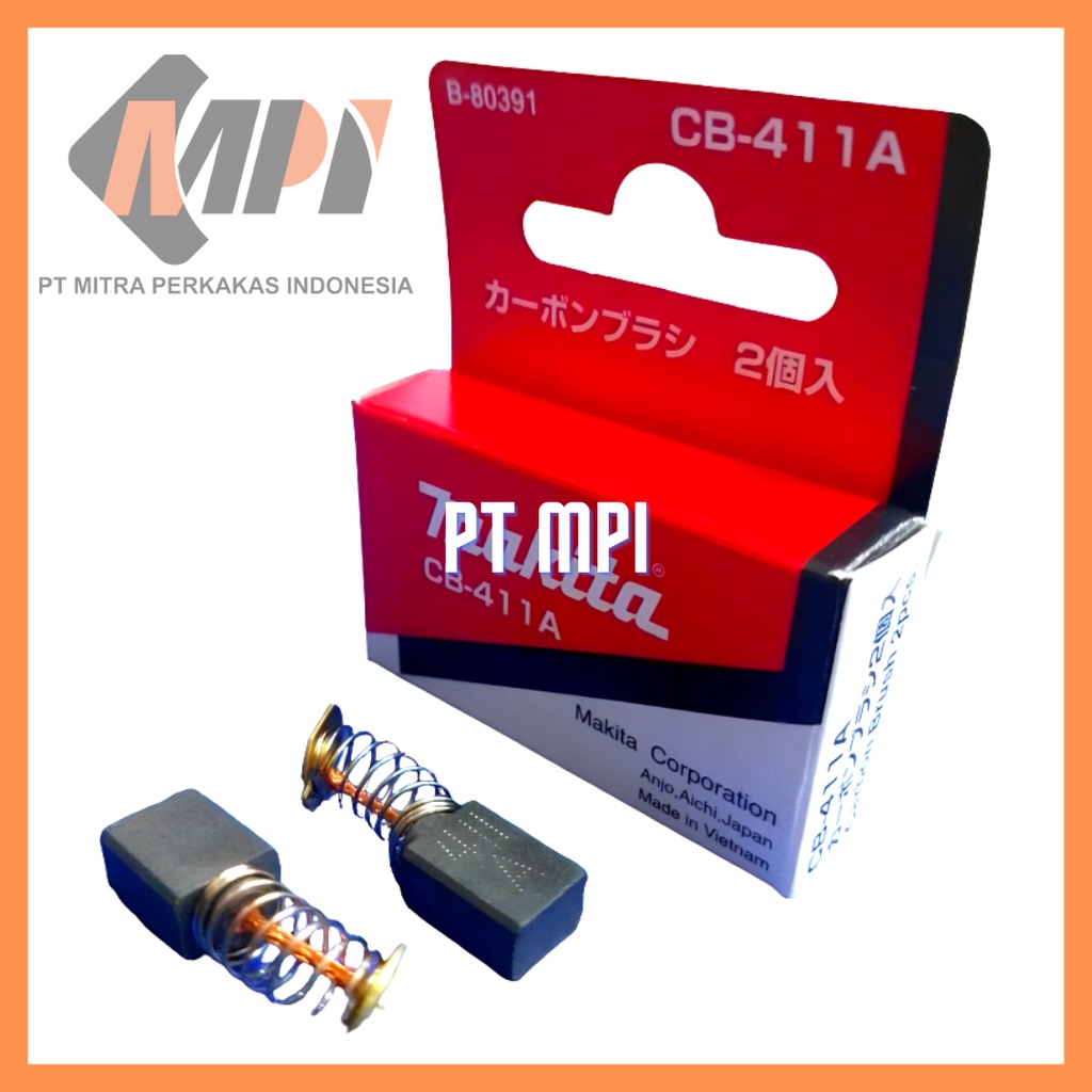 แปรงคาร์บอน Makita 411A / CB411A /CB-411A B-80391