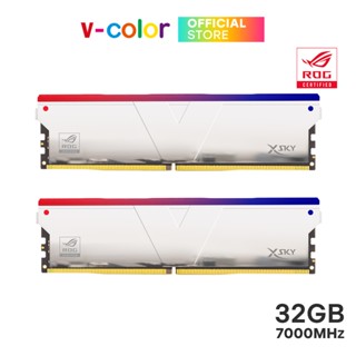 v-color RAM PC Manta XSky RGB ROG Certified 32GB (16GBx2) DDR5 Bus 7000MHz (CL36) - Hynix A-DIE