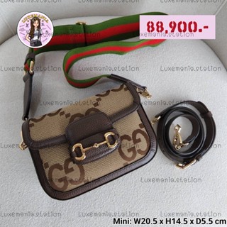 👜: New!! Gucci Giant Horsebit 1955 Mini Size ‼️ก่อนกดสั่งรบกวนทักมาเช็คสต๊อคก่อนนะคะ‼️