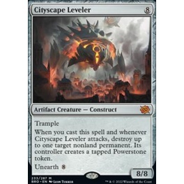 Cityscape Leveler การ์ด Magic The Gathering ของแท้ จากชุด The Brothers War