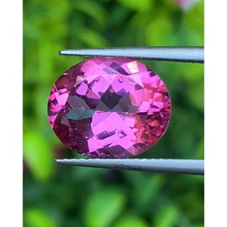 พลอย ชมพู พิ้งค์ โทแพซ Pink Topaz 5.84 กะรัต พลอยแท้ อัญมณีมงคลประจําวันเกิด เครื่องประดับพลอย