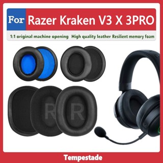 ฟองน้ําครอบหูฟัง แบบเปลี่ยน สําหรับ razer kraken V3 V3X V3PRO X