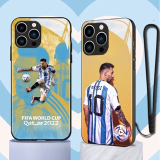 เคสโทรศัพท์มือถือ ลายฟุตบอล Messi Sport สําหรับ iPhone 13 Pro Max 12 11 14 Pro Max X XR Xs Max 13 Mini 7 8 Plus SE 2020 SE 2022 2022