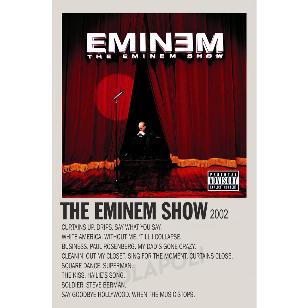 อัลบั้มปกโปสเตอร์ The Eminem Show - Eminem