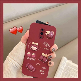 เคสโทรศัพท์มือถือแบบนิ่ม ลายดอกไม้เด็กผู้หญิง แฟชั่น สําหรับ OPPO Reno Reno2 ins Reno2F Reno5 Reno8 Reno8pro Reno8Z