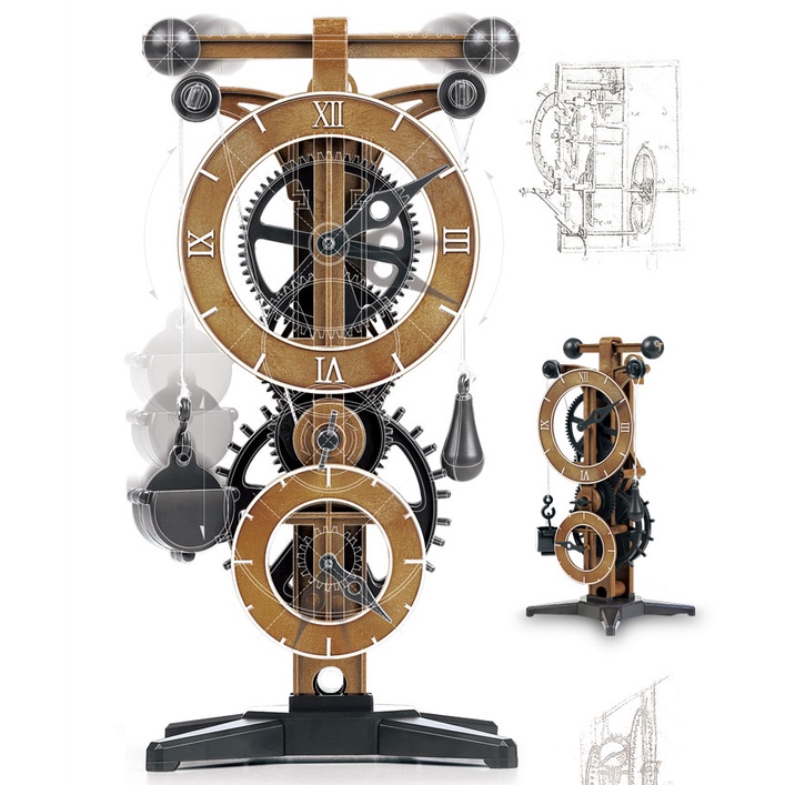 Academy Hobby ชุดโมเดลนาฬิกาพลาสติก Da Vinci Machines Series