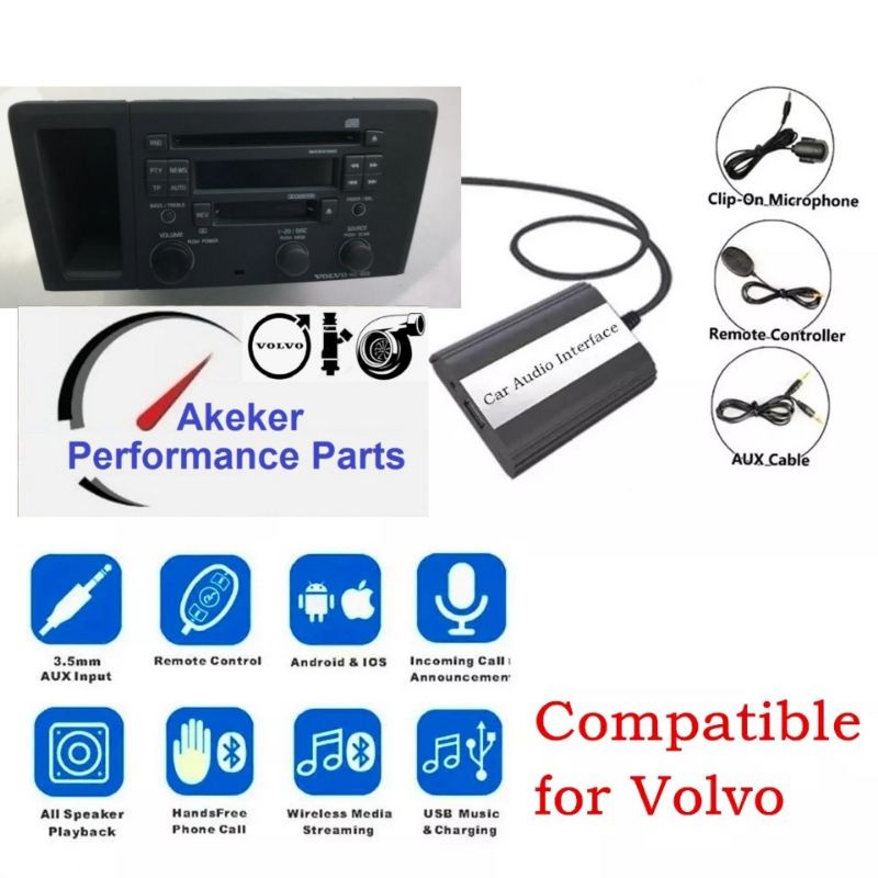 USB AUX Bluetooth Car Cd Changer Adapter Car MP3 Player Bluetooth