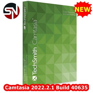 TechSmith Camtasia 2022.2.1 Build 40635 (x64) โปรแกรมบันทึกหน้าจอ ตัดต่อวิดีโอ ครบวงจร