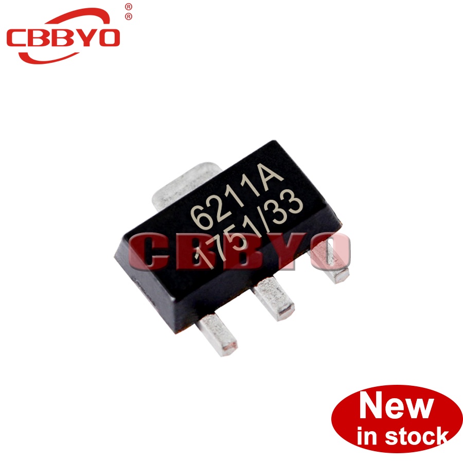 10 ชิ้น ยี่ห้อใหม่ ME6211A33PG-N 6211A SOT-89