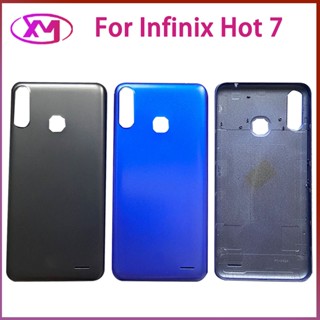 ฝาหลัง Infinix Hot 7 ฝาครอบแบตเตอรี่ ด้านหลัง X624B X624 X652A แบบเปลี่ยน