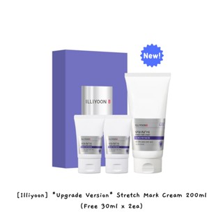 [Illiyoon] *เวอร์ชั่นอัพเกรด* ครีมมาร์กผิวแตกลาย 200 มล. (ฟรี 30 มล. x 2ea) / k-beauty