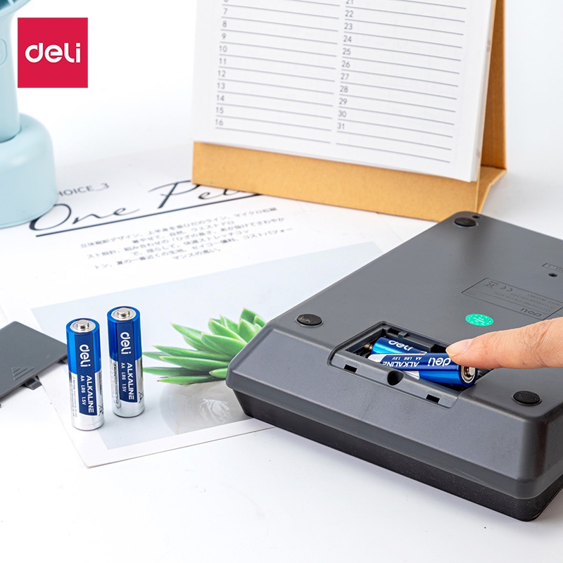 Deli ถ่านอัลคาไลน์ ถ่านขนาดความจุสูง AA LR6 / AAA LR03 ถ่าน 1.5V ใหม่ ของแท้ ถ่านไฟฉายอัลคาไลน์ Alkaline Battery