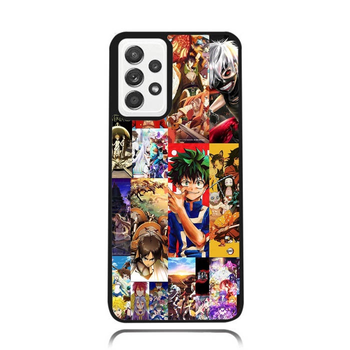 เคส Samsung Galaxy A33 A53 A73 A32 A52 A72 4G 5G อะนิเมะ collage D76