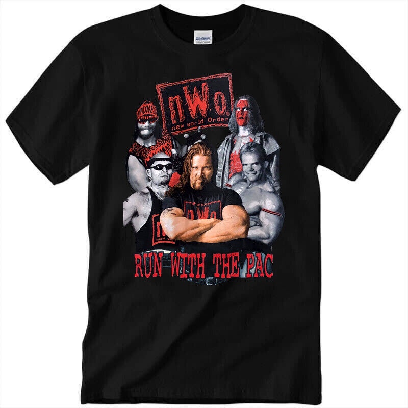 Nwo Wolfpac Vintage Wcw T เสื้อ 1998 Pro มวยปล้ําตลก Vintage สําหรับผู้ชาย