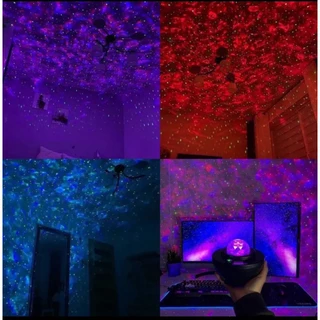 โคมไฟดาว Night Light โคมไฟโปรเจคเตอร์ พร้อมลำโพงบลูทูธ ไฟแต่งห้อง sky projector ไฟตกแต่งห้อง โคมไฟดาว ไฟตกแต่งห้องนอน