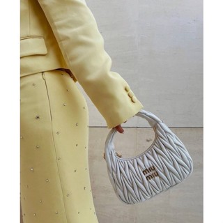 พร้อมส่ง MiuMiu Wander Mini hobo bag(Ori)เทพ