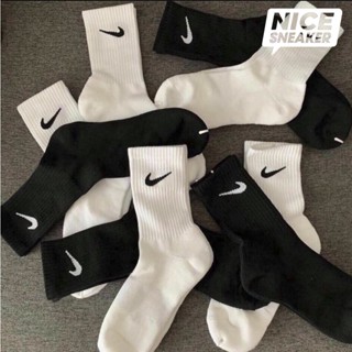 Nike รองเท้าผ้าใบ ข้อสูง กลาง ต่ํา 2 สีขาว ดํา คุณภาพดี SVYE