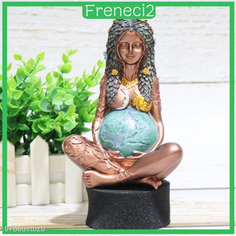 ✌▪✽[Freneci2] ฟิกเกอร์ Mother Earth Statue Earth Mother สําหรับตกแต่งสวน