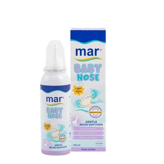 Mar Nose Spray สเปรย์พ่นจมูก/ล้างจมูก น้ำทะเลฝรั่งเศส เพื่อสุขภาพโพรงจมูกที่ดี THROAT SOFT BABY NOSE