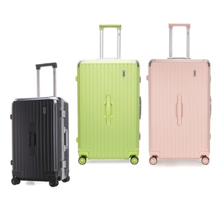 HQ LUGGAGE กระเป๋าเดินทาง PC 4ล้อคู่ ขอบเฟรม ระบบล็อคมาตรฐาน TSA รุ่น 8878