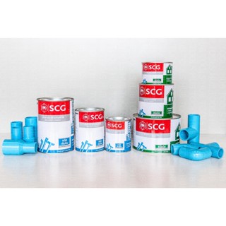 น้ำยาประสานท่อ (Solvent Cement) SCG แบบใส - แบบเข้มข้น ขนาด 500 กรัม