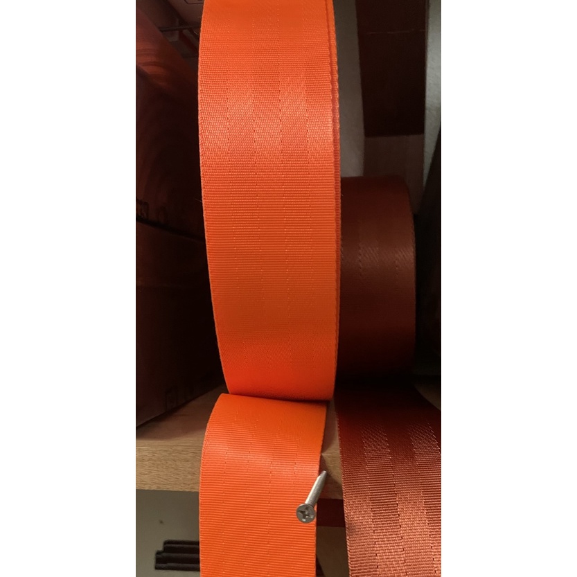 สายนิรภัย สายสะพาย สายผ้า 2 นิ้ว ราคาเมตรละ seat belt Nylon Polyester Webbing ราคา ถูกที่สุด ดีลบีเคเค แกลเลอรีภาพที่ 5