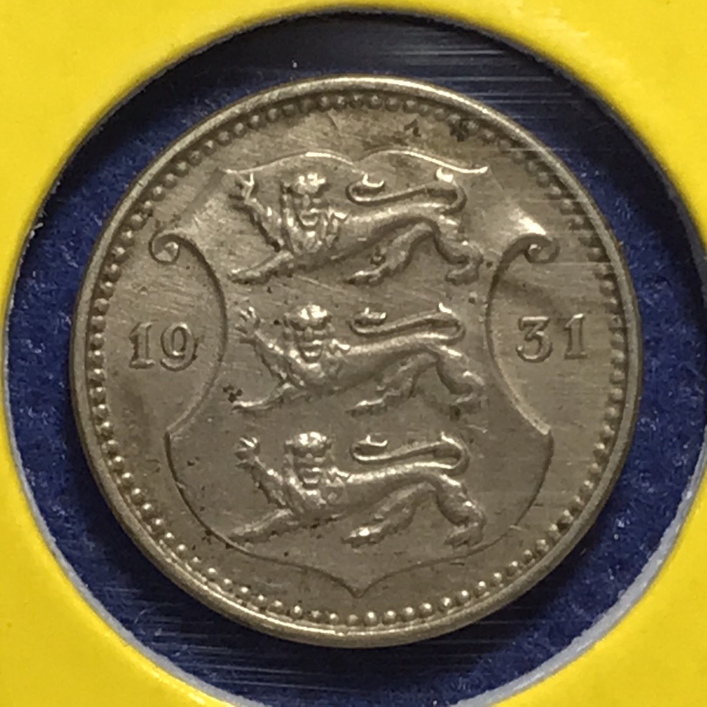 No.60903 ปี1931 ESTONIA เอสโทเนีย 10 SENTI เหรียญสะสม เหรียญต่างประเทศ เหรียญเก่า หายาก ราคาถูก