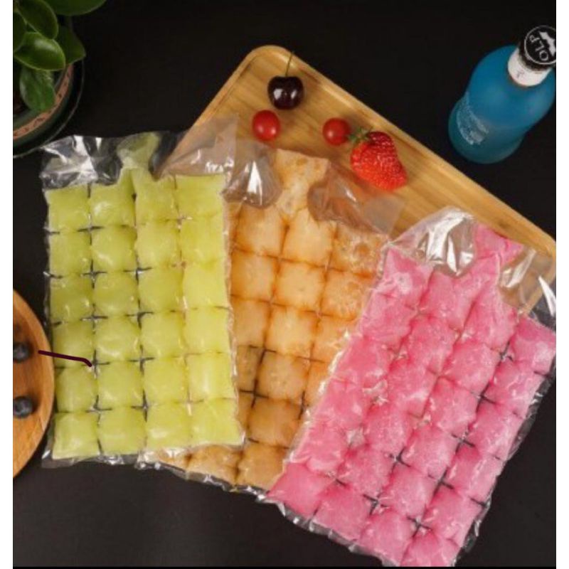 ICE CUBES MOLD BAG 10 ชิ้น ICE MAKERS DISPOSABLE ICE MAKING BAG เกรดอาหาร