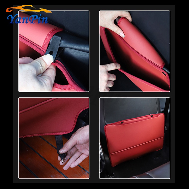 For BMW แผ่นกันเตะเบาะหลังรถยนต์ สําหรับ BMW F30 F20 F10 E34 E46 E60 E90 E36 X1 X3 X5 G20 G30 - รูปที่ 5