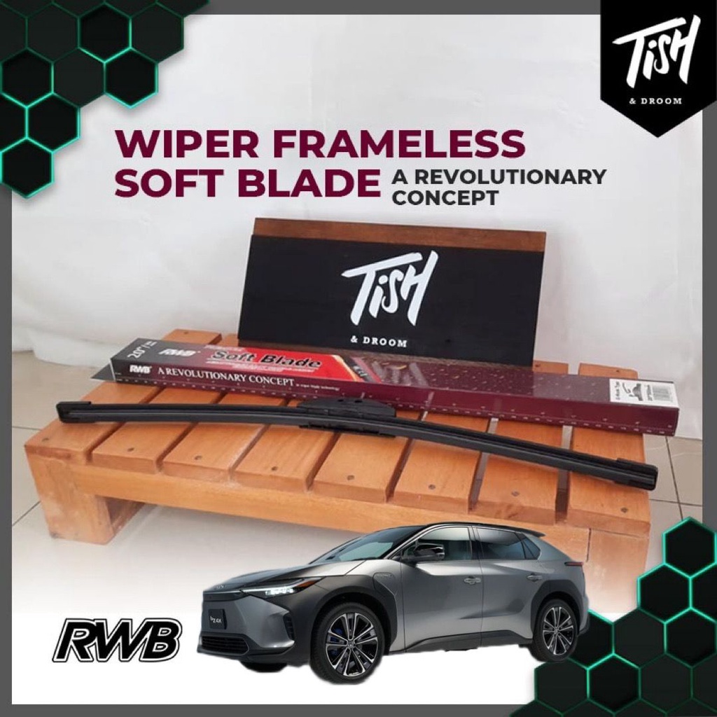 Toyota BZ4X EA10 Hybrid RWB Soft Frameless Wiper 2 ชิ้น