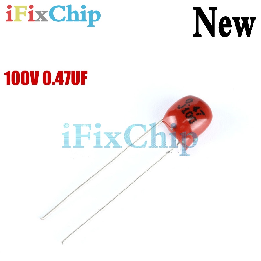 10PCS ยี่ห้อใหม่ 100V474J 0.47UF 5% Pitch 5 มม.470nf 474 100V CBB ตัวเก็บประจุฟิล์มโพรพิลีน