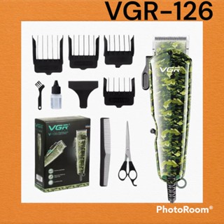 แบตเตอเลี่ยนตัดผมแบบมีสาย vgr 126 แบบมีสาย