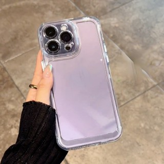 Space TPU กรณี for i 11 12 13 14 Pro Max 11Pro 13Pro 14Promax Xr X Xs XsMax 7 8 Plus SE 2022 2020 เคสโทรศัพท์ ปกหลัง